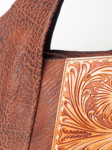 American Darling Tote Hand Tooled Genuine Leather women bag western handbag purse